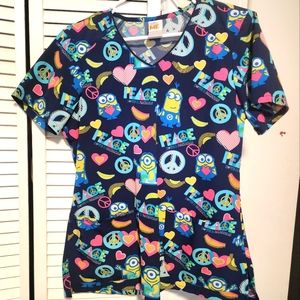 Scrub top Size small